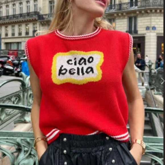 Red Cardigan - Picture 2 of 6